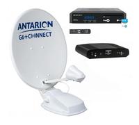 Pack ANTARION Parabole Satellite Automatique 72cm + Positionneur + SERVIMAT Sirius 3 Récepteur TV Satellite HD + Carte PC7