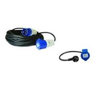 Pack ANTARION Rallonge électrique 15m P17 + Adaptateur femelle pour Camping-Car G
