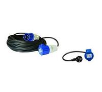 Pack ANTARION Rallonge électrique 25m P17 + Adaptateur femelle 0,50cm Camping-Car