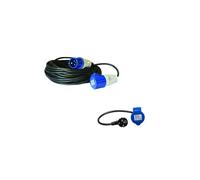 PACK ANTARION Rallonge Electrique 25m Prise P17 + Adaptateur Femelle P17-230V 1.5m Pour Camping-Car
