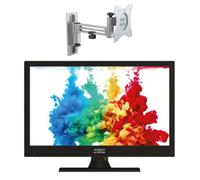 PACK ANTARION TV LED 15.6"" 39cm Full HD + Support TV Camping car 180° Charge max 15kg