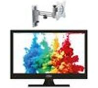 Pack TV led 16pouces 40cm full hd support TV camping car 180Â° charge max 15kg