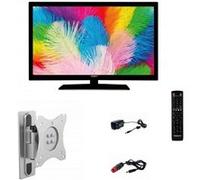 Pack ANTARION TV LED 21.5"" 54cm Full HD 12V + Support TV 180° Camping-Car