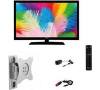 Pack ANTARION TV LED 21.5"" 54cm Full HD 12V + Support TV 180° Camping-Car