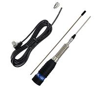 Pack antenne CB PNI ML160, 145 cm et câble de raccordement PNI T601 d'une Longueur de 4 mètres pour Montage sur Support Fixe