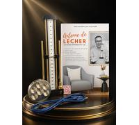Pack ANTENNE DE Lecher EDD Noir + Guide INTERACTIF 2.0 - Antenne de Lecher Professionnelle de Radiesthésie & Géobiologie pour Harmonisation Énergétique & Soin Vibratoire avec Son Manuel de Eric Daub
