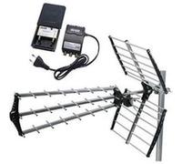 pack hdsat antenne tnt trinappe gain 18db uhf rateau kit preamplificateur de mat 5g tnt G