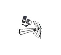 PACK HDSAT ANTENNE TNT TRINAPPE GAIN 18dB UHF rateau + Kit Preamplificateur de Mat 5G TNT UHF + Alim