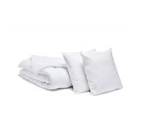 BLEU CÂLIN Pack Anti-Acariens Couette Chaude 240x260cm + 2 Oreillers 60x60cm