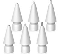 Pack Apple Pencil Tips, Upgraded Metal Tips No Wear for Apple Pencil 1st/2nd WHITE 2 LONG TIPS 2 SHORT COQUE POUR TABLETTE TACTILE
