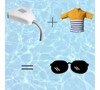 Pack Aqualarm + Tee-shirt anti-noyade + Lunettes de soleil Jaune 3 ans