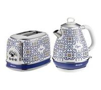 pack capri bouilloire 1.7l grillepain 2 fentes design rétro