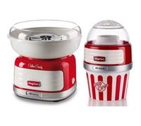pack ariete party time machine à popcorn xl rouge 1l machine barbe à papa rouge