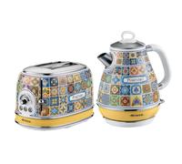 PACK ARIETE Positano Bouilloire 1.7L + Grille-pain 2 fentes Design Rétro