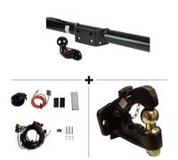 Pack Attelage D'origine Citroën Jumper Fourgon (02/11-) Standard + Faisceau D'origine 7 Broches + Crochet Mixte - Siarr France