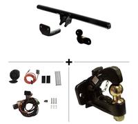 Pack Attelage D'origine Opel Zafira Life Prééquipé (09/19-) Standard + Faisceau D'origine 13 Broches + Crochet Mixte - Siarr France