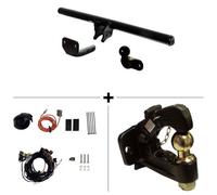 Pack Attelage D'origine Peugeot Partner Ii Court Et Tepee (11/11-08/18) Standard + Faisceau D'origine 7 Broches + Crochet Mixte - Siarr France