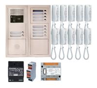 Pack audio 10 BP avec 10 postes GT1D préprogrammés GTBA10E - Aiphone 200381