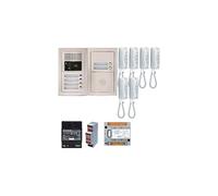 Pack audio 6 BP avec 6 postes GT1D programmés GTBA6E - Aiphone 200377