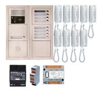 Pack audio 9 BP avec 9 postes GT1D préprogrammés GTBA9E - Aiphone 200380