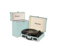 Pack Audizio RP114BL Platine Vinyle avec un Etui de Rangement RC32 - Bleu