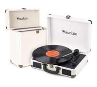 Pack Audizio RP116CR Platine Vinyle avec un Etui de Rangement RC32 - Crème