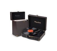 Pack Audizio RP116DW Platine Vinyle avec un Etui de Rangement RC32 - Noyer
