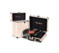 Pack Audizio RP116LW Platine Vinyle avec un Etui de Rangement RC32 - Frêne