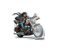 Pack AUTOCOLLANTS STICKERS Biker - Chopper Classique & Harley - Résistant à l'Eau et aux UV - Deco Moto Old School Hells Bandidos 8cm