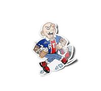 PACK AUTOCOLLANTS Stickers hooligans Paris PSG fans supporters 9cm vinyle qualité resistant eau et uv football ultras kob kop of boulogne
