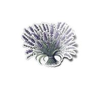 PACK AUTOCOLLANTS STICKERS Vinyle Bouquet de Lavande - Plante de Provence France Résistant Eau & Uv Parfumée Fleurs Abeilles Provençale Pour Ordinateur et Bouteille et Voiture Déco exterieur 8cm