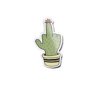 PACK AUTOCOLLANTS STICKERS Vinyle Cactus Doigt d'Honneur Plante Humour Qualité Fleur lover Fuck Résistant Intempéries et Uv extérieur Pour Ordinateur et Bouteille et Voiture Déco exterieur 4x8cm