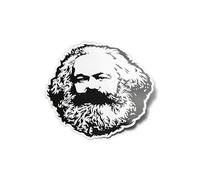 PACK AUTOCOLLANTS Stickers Vinyle Karl Marx Politique Socialiste Anticapitaliste Socialisme Marxisme Power to the people Résistant Eau et Uv Pour Ordinateur Bouteille et Voiture Déco exterieur 8cm
