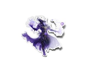 PACK AUTOCOLLANTS STICKERS Vinyle Mage Elfique Magicien du Vide Elfe Résistant Eau Uv Fantasy Magie Noire Mystique Sorcier Obscur Sort Pour Ordinateur Bouteille et Voiture Déco exterieur 8cm