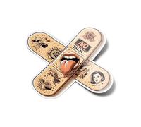 Pack AUTOCOLLANTS Stickers Vinyle pansement rétro old school Illustrations rétro (crâne, rose, pin-up, langue) Résistant eau et UV Tatouage décoration fun pour ordinateur et bouteille 8cm