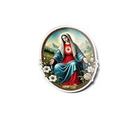 PACK AUTOCOLLANTS STICKERS Vinyle Sainte Vierge Marie Catholique Résistant Eau & Uv Abeille Chrétien Pieux Spirituel Religieux Priere Pour Ordinateur Bouteille et Voiture Déco exterieur 9cm