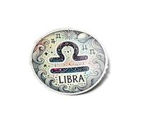 PACK AUTOCOLLANTS STICKERS Vinyle Signe Astrologique Balance Résistant Eau & Uv Décoration Design Mystique Astrologie du Zodiaque Libra Pour Ordinateur et Bouteille et Voiture Déco exterieur 8cm