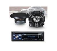 Pack Autoradio Caliber RCD122 75W x 4 + 2 Haut parleurs de 100W XSound