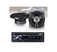 Pack Autoradio Caliber RCD122 75W x 4 + 2 haut parleurs de 100W XSound