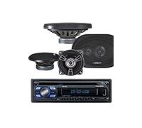 Pack Autoradio Caliber RCD122 75W x 4 + 4 haut parleurs XSound - 680W