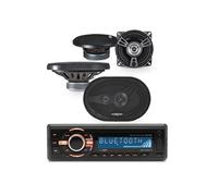 Pack Autoradio Caliber RMD046BT-2 75W x 4 - Bluetooth + 4 haut parleurs XSound - 680W