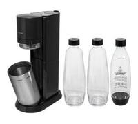 Pack avantage SodaStream DUO noir QC avec 2 bouteilles en verre et 1 bouteille Noir G
