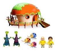 Pack Avec 1 Maison Deluxe Et 7 Figurines La Tribu Des Monchhichi