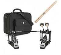 Pack avec Double Pédale de Grosse Caisse et Housse