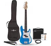 Pack avec Guitare Basse LA Taille 3/4 et Ampli 15 Watts, Bleu