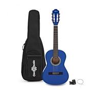 Pack avec Guitare Classique Junior 1/2 par Gear4music Bleu Foncé | Parfaite pour Jeunes Débutants, Cordes en Nylon Douces et Souples pour Petites Mains, Construction Robuste, Housse Incluse