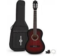 Pack avec Guitare Classique par Gear4music, RedBurst Rouge