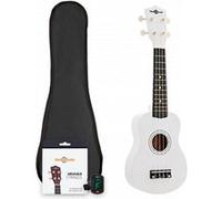 Pack avec Ukulélé par Gear4music, Blanc