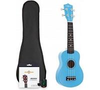 Pack avec Ukulélé par Gear4music, Bleu