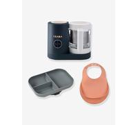 Pack Babycook Néo + Assiette compartimentée et Bavoir offerts bleu nuit TU